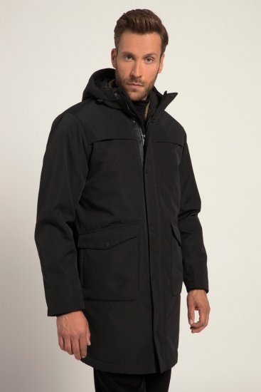 JP1880 Parka Warm Sleeves with Windcuffs Black - Jackor - Stora jackor - 2XL-12XL