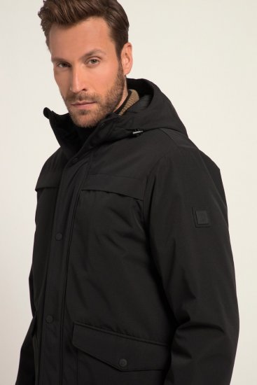 JP1880 Parka Warm Sleeves with Windcuffs Black - Jackor - Stora jackor - 2XL-12XL