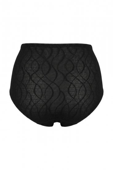 Ulla Popken 809385 Formande trosor med spets Svart - Shapewear - 