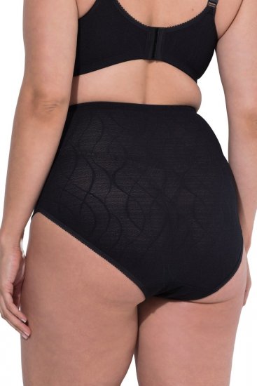 Ulla Popken 809385 Formande trosor med spets Svart - Shapewear - 