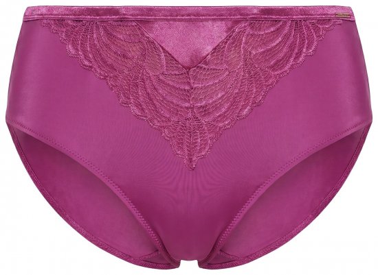 Ulla Popken 811602 Trosor med spets Mörklila - Trosor - 