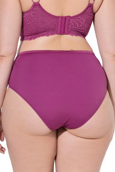 Ulla Popken 811602 Trosor med spets Mörklila - Trosor - 