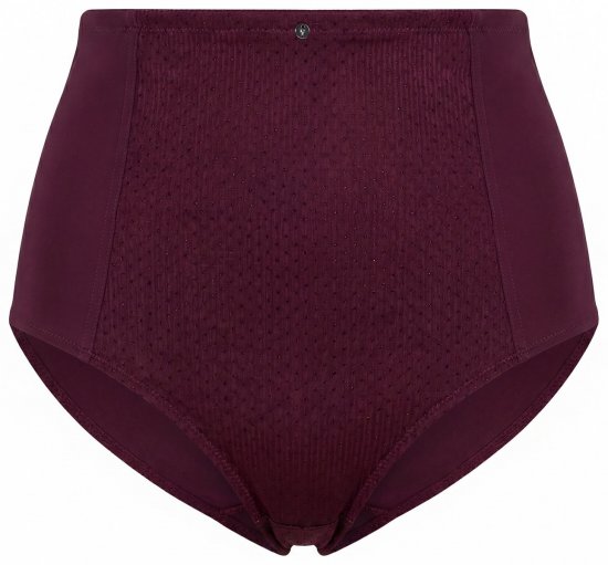 Ulla Popken 813137 Formande trosor med hög midja Vinröd - Shapewear - 