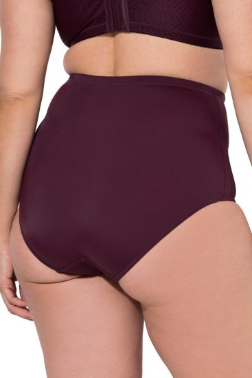 Ulla Popken 813137 Formande trosor med hög midja Vinröd - Shapewear - 