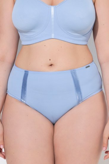 Ulla Popken 815268 Randiga trosor Ljusblå - Trosor - 