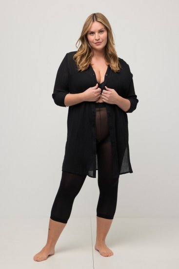 Ulla Popken 815580 3/4-strumpleggings med skavskydd 80 den Svart - Strumpbyxor & strumpor - 