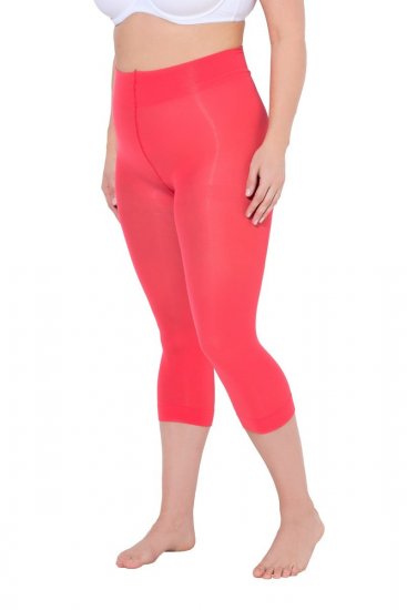 Ulla Popken 815580 3/4-strumpleggings med skavskydd 80 den Ljusröd - Strumpbyxor & strumpor - 