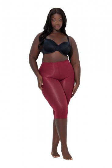 Ulla Popken 815580 3/4-strumpleggings med skavskydd 80 den Röd - Strumpbyxor & strumpor - 
