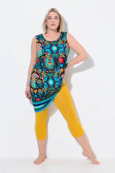 Ulla Popken 815580 3/4-strumpleggings med skavskydd 80 den Senapsgul - Strumpbyxor & strumpor - 