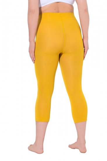 Ulla Popken 815580 3/4-strumpleggings med skavskydd 80 den Senapsgul - Strumpbyxor & strumpor - 