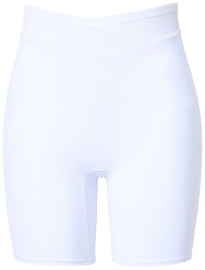 Ulla Popken 816440 Formande shorts med hög midja Vit - Shapewear - 