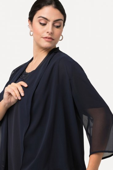 Ulla Popken 817211 Jacka Mörkblå - Jackor - Damjackor i stora storlekar