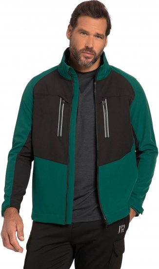 JP1880 Jay-PI Flexnamic Softshell Jacket Bottle Green - Träningskläder & friluft - Träningskläder till herr i stora storlekar