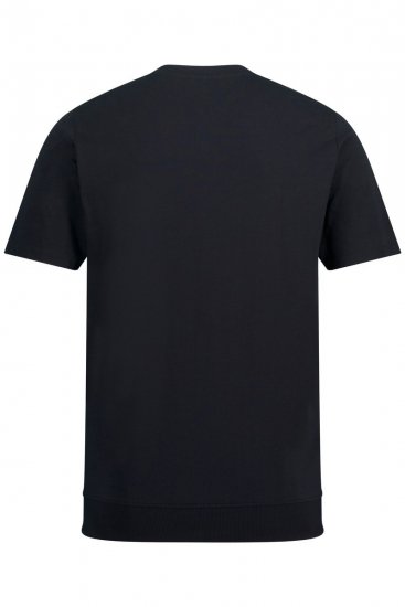 JP1880 818628 Henley t-shirt med magpassform Svart - T-shirts - Stora T-shirts - 2XL-14XL