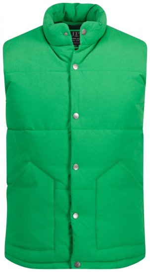 JP1880 818980 Quiltad väst i bomullsblandning Ljusgrön - Jackor - Stora jackor - 2XL-12XL