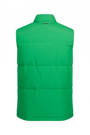 JP1880 818980 Quiltad väst i bomullsblandning Ljusgrön - Jackor - Stora jackor - 2XL-12XL
