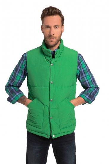 JP1880 818980 Quiltad väst i bomullsblandning Ljusgrön - Jackor - Stora jackor - 2XL-12XL