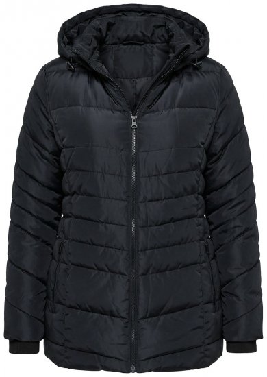 Ulla Popken 820889 Vadderad kappa Svart - Kappor - Kappor i stora storlekar