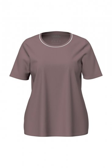 Ulla Popken 821244 Prickig pyjamas Brun - Pyjamas/Loungewear - 