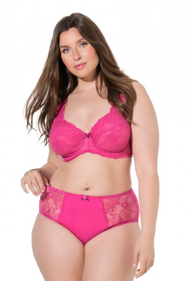 Ulla Popken 822864 Trosor med spets Rosa - Trosor - 