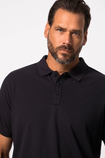 JP1880 Jay-Pi Flexnamic Pique Golf Polo Shirt Dark Navy - Träningskläder & friluft - Träningskläder till herr i stora storlekar