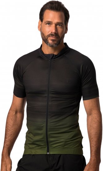 JP1880 Jay-Pi Flexnamic QuickDry Cycling Jersey Black - Träningskläder & friluft - Träningskläder till herr i stora storlekar