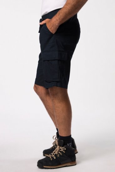 JP1880 Jay-Pi Flexnamic Bermuda Cargo Shorts Navy Blue - Träningskläder & friluft - Träningskläder till herr i stora storlekar