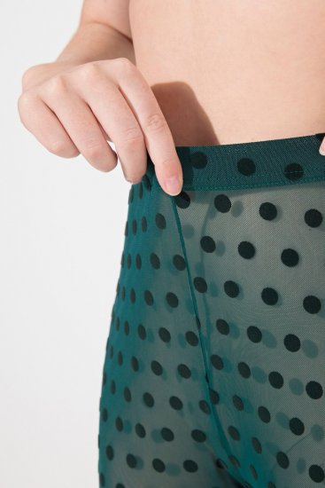 Ulla Popken 823383 Prickiga strumpleggings Olivgrön - Strumpbyxor & strumpor - 