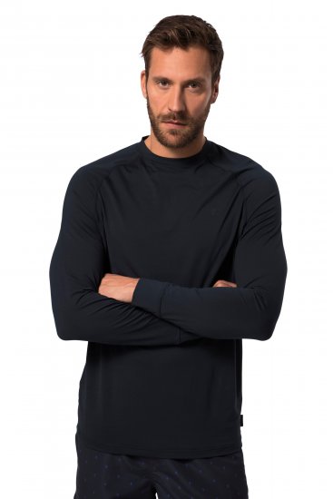 JP1880 Jay-Pi UV Protection Long Sleeve Swimming Top Navy Blue - Underkläder & badkläder - Stora underkläder för män
