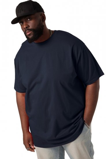 STHUGE 824720 Oversize t-shirt Mörkblå - T-shirts - Stora T-shirts - 2XL-14XL