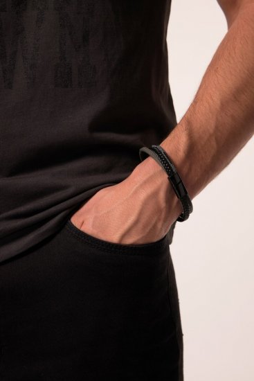JP1880 824904 Armband extralångt Svart - Smycken - 
