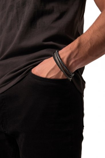 JP1880 824904 Armband extralångt Svart - Smycken - 