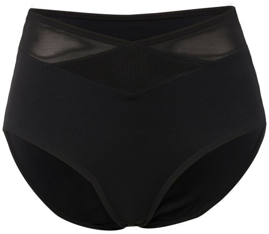 Ulla Popken 825676 Formande trosor med hög midja Svart - Shapewear - 