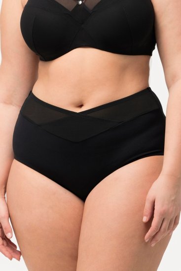 Ulla Popken 825676 Formande trosor med hög midja Svart - Shapewear - 