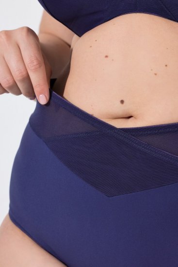 Ulla Popken 825676 Formande trosor med hög midja Kungsblå - Shapewear - 