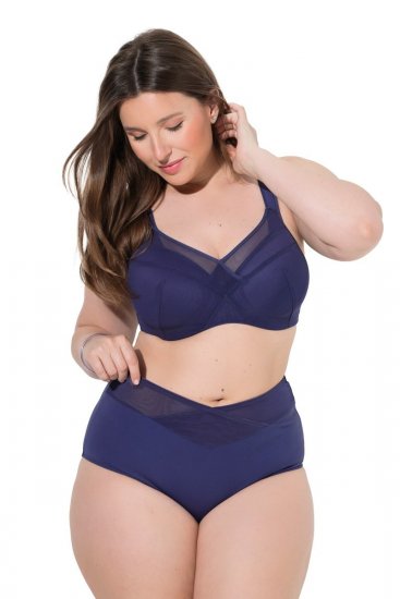 Ulla Popken 825676 Formande trosor med hög midja Kungsblå - Shapewear - 