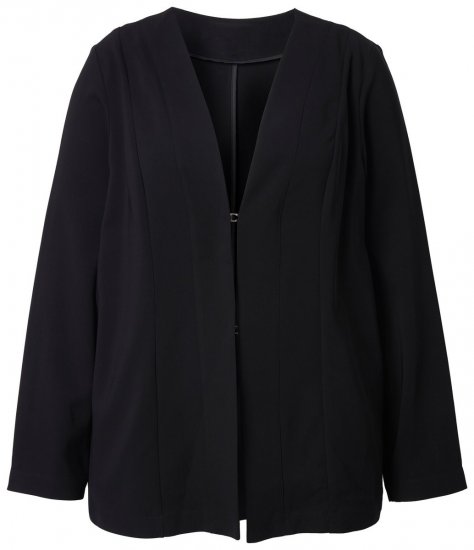 Ulla Popken 825828 Jacka Svart - Jackor - Damjackor i stora storlekar