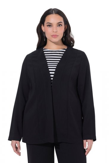Ulla Popken 825828 Jacka Svart - Jackor - Damjackor i stora storlekar