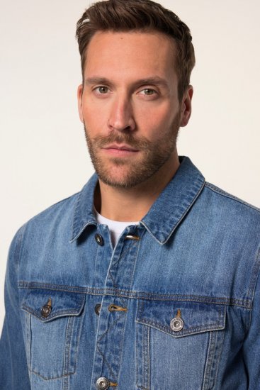 JP1880 826234 Jeansjacka med bröstfickor Denimblå - Jackor - Stora jackor - 2XL-12XL