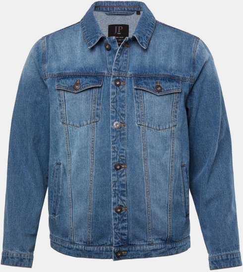 JP1880 826234 Jeansjacka med bröstfickor Denimblå - Jackor - Stora jackor - 2XL-12XL