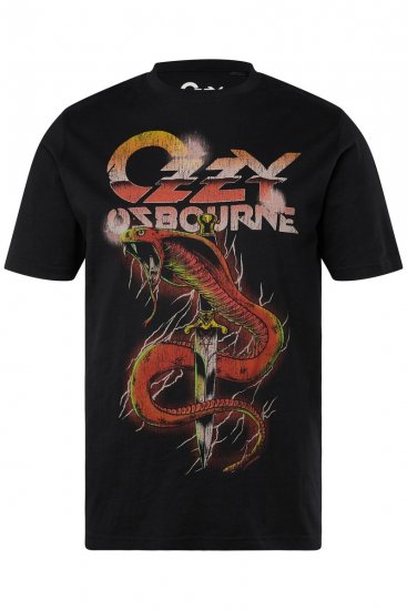 JP1880 Ozzy Osbourne Graphic Band T-Shirt Black - T-shirts - Stora T-shirts - 2XL-14XL