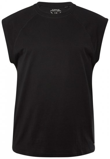 JP1880 826660 Linne med sänkt axel Svart - T-shirts - Stora T-shirts - 2XL-14XL