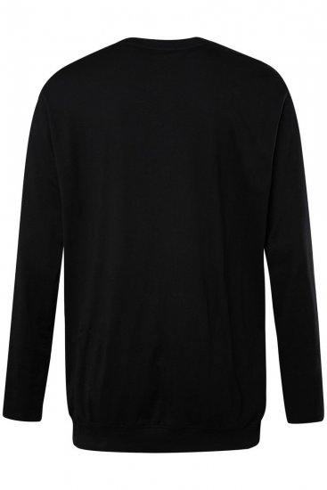 JP1880 827128 Långärmad t-shirt med magpassform Svart - T-shirts - Stora T-shirts - 2XL-14XL