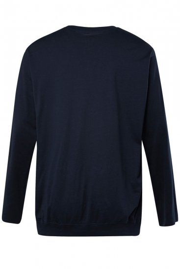 JP1880 827128 Långärmad t-shirt med magpassform Mörkblå - T-shirts - Stora T-shirts - 2XL-14XL