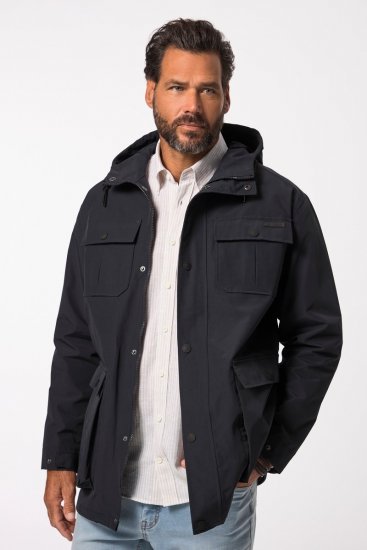 JP1880 828706 Regnjacka med dolt blixtlås Mörkblå - Jackor - Stora jackor - 2XL-12XL