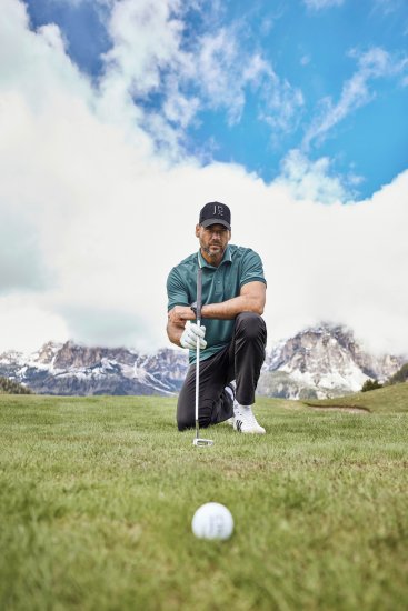 JP1880 Jay-Pi QuickDry Golf Polo Shirt Midnight Green - Pikétröjor - Stora pikétröjor - 2XL-8XL