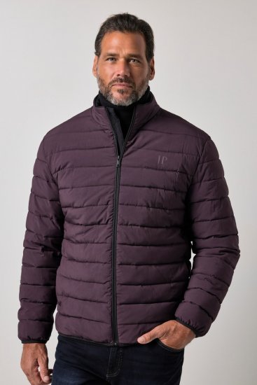 JP1880 828991 Quiltad jacka med ståkrage Plommon - Jackor - Stora jackor - 2XL-12XL