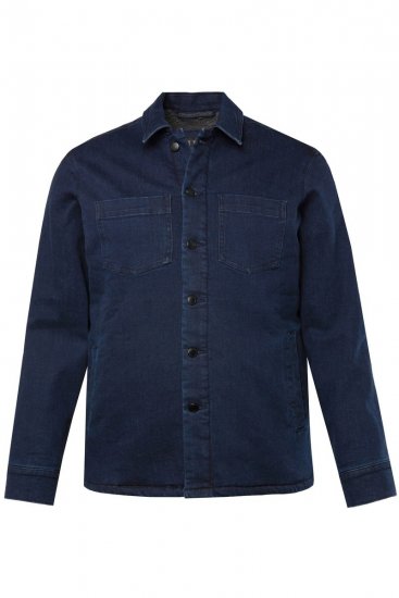 JP1880 829251 Jeansjacka med teddyfoder Mörkblå - Jackor - Stora jackor - 2XL-12XL
