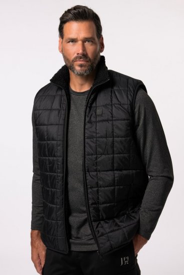 Jay-Pi 829716 Vändbar väst med teddy Svart - Jackor - Stora jackor - 2XL-12XL