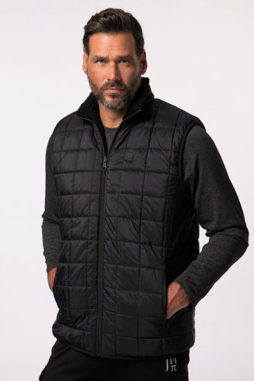 Jay-Pi 829716 Vändbar väst med teddy Svart - Jackor - Stora jackor - 2XL-12XL